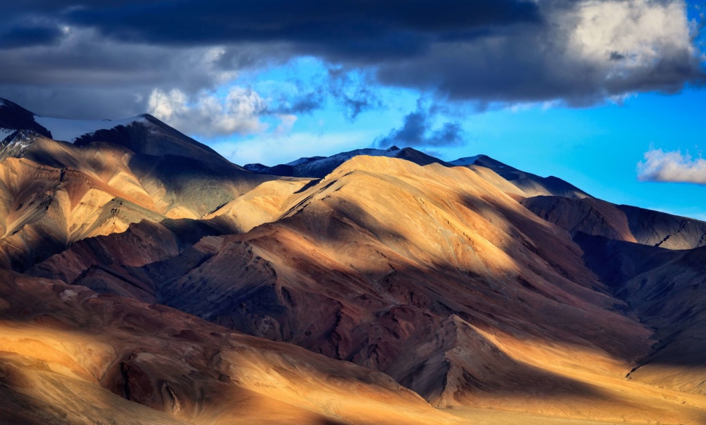 Jeu de lumières sur le lac Tso Moriri, Ladakh