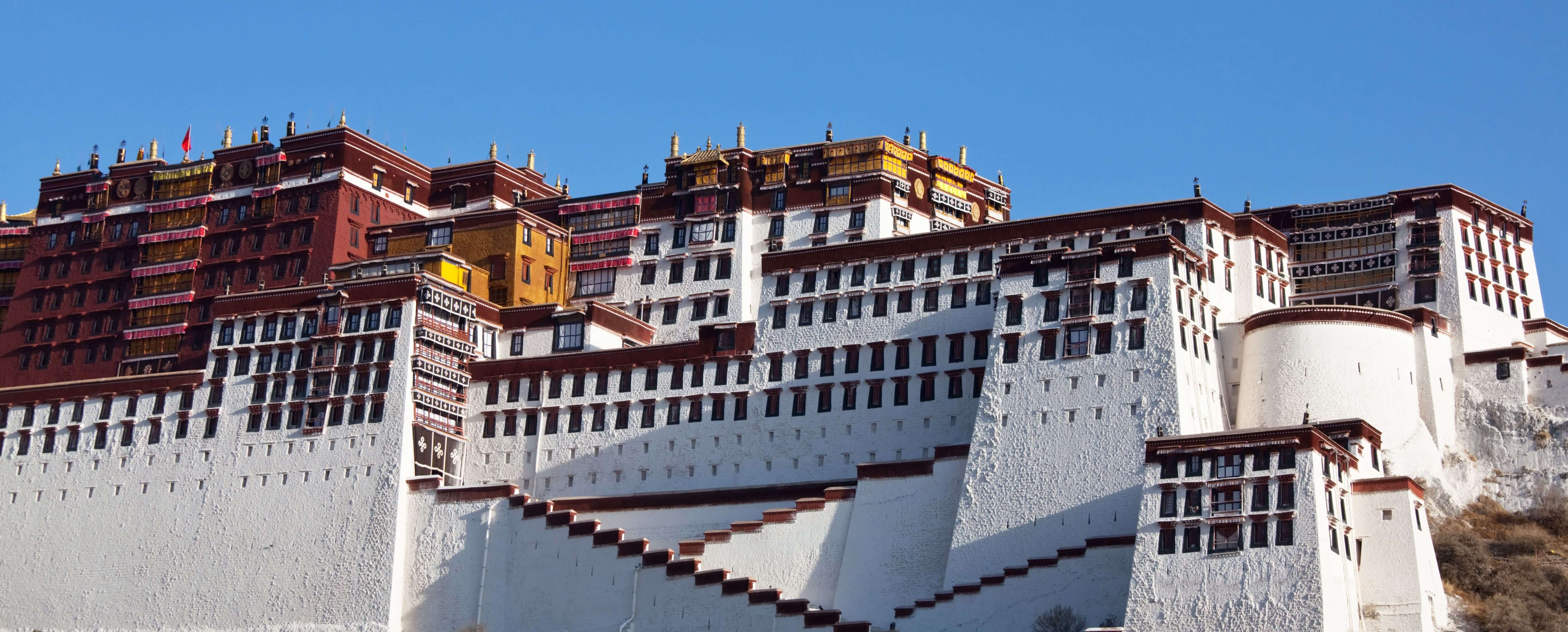 Le Potala à Lhassa, Tibet.