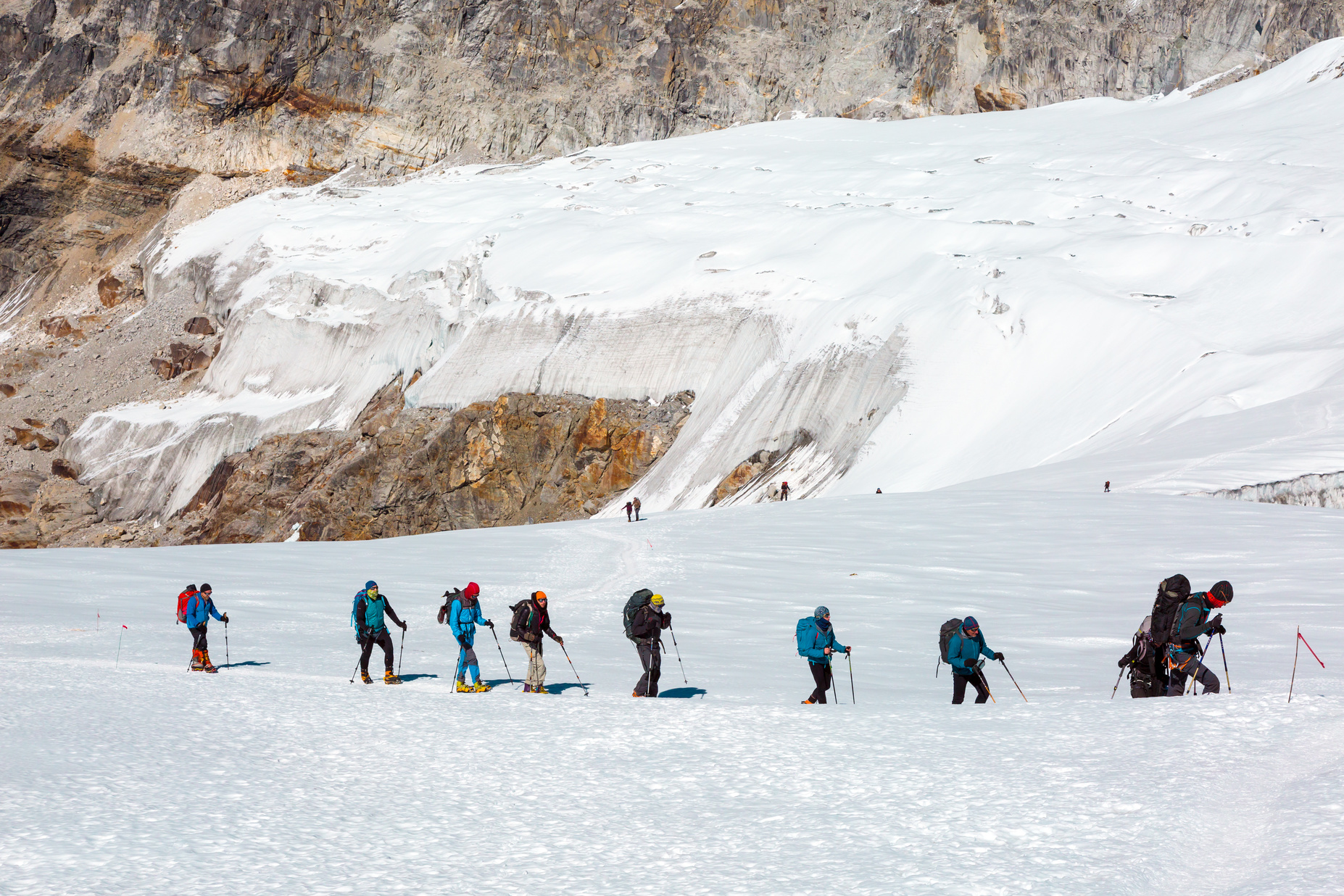 Avancée du glacier du Mera Peak