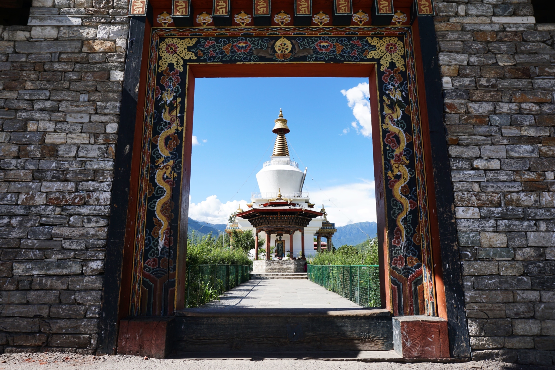 Chorten à Thimphou, Bhoutan