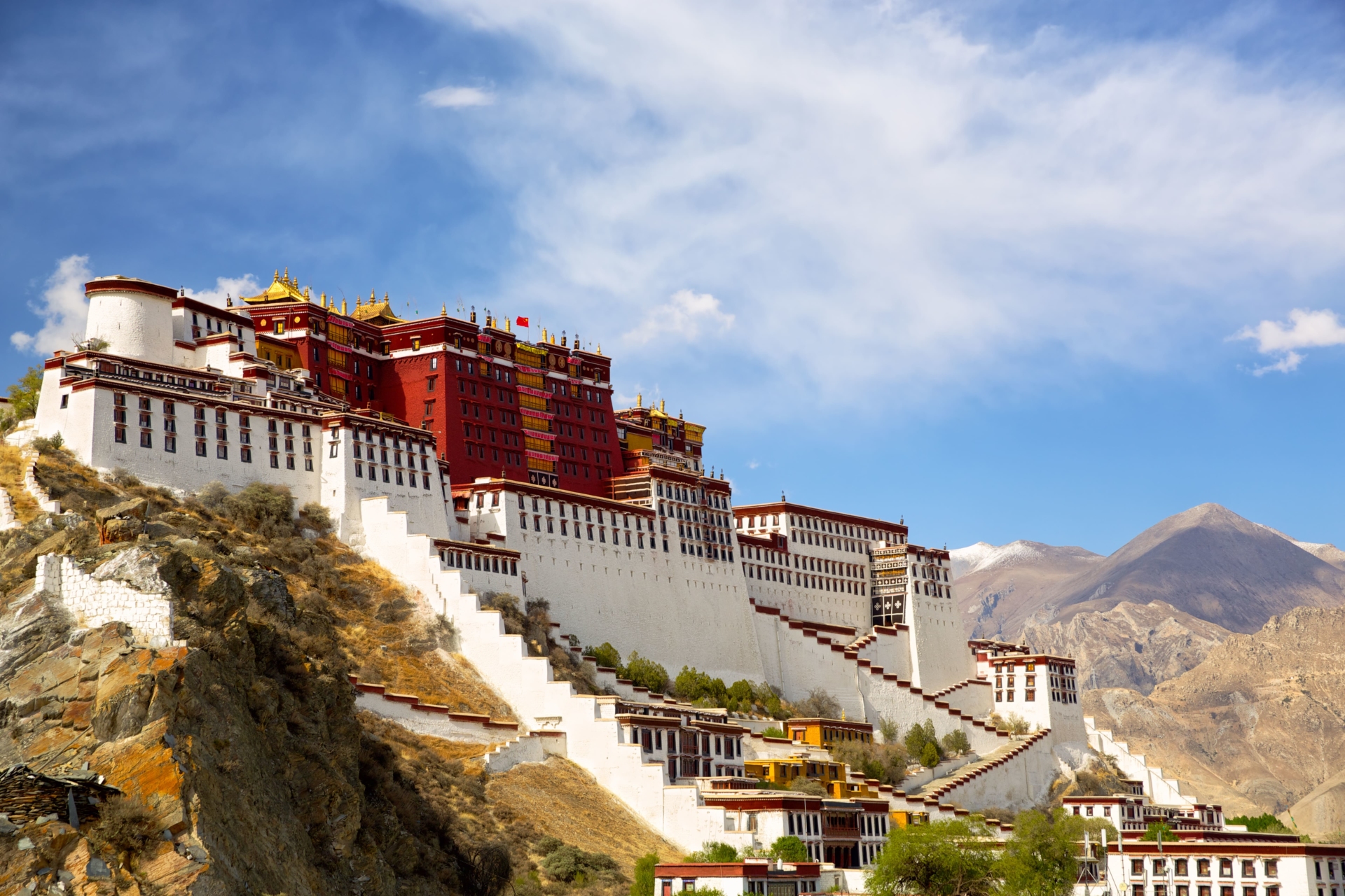 Potala à Lhassa, Tibet
