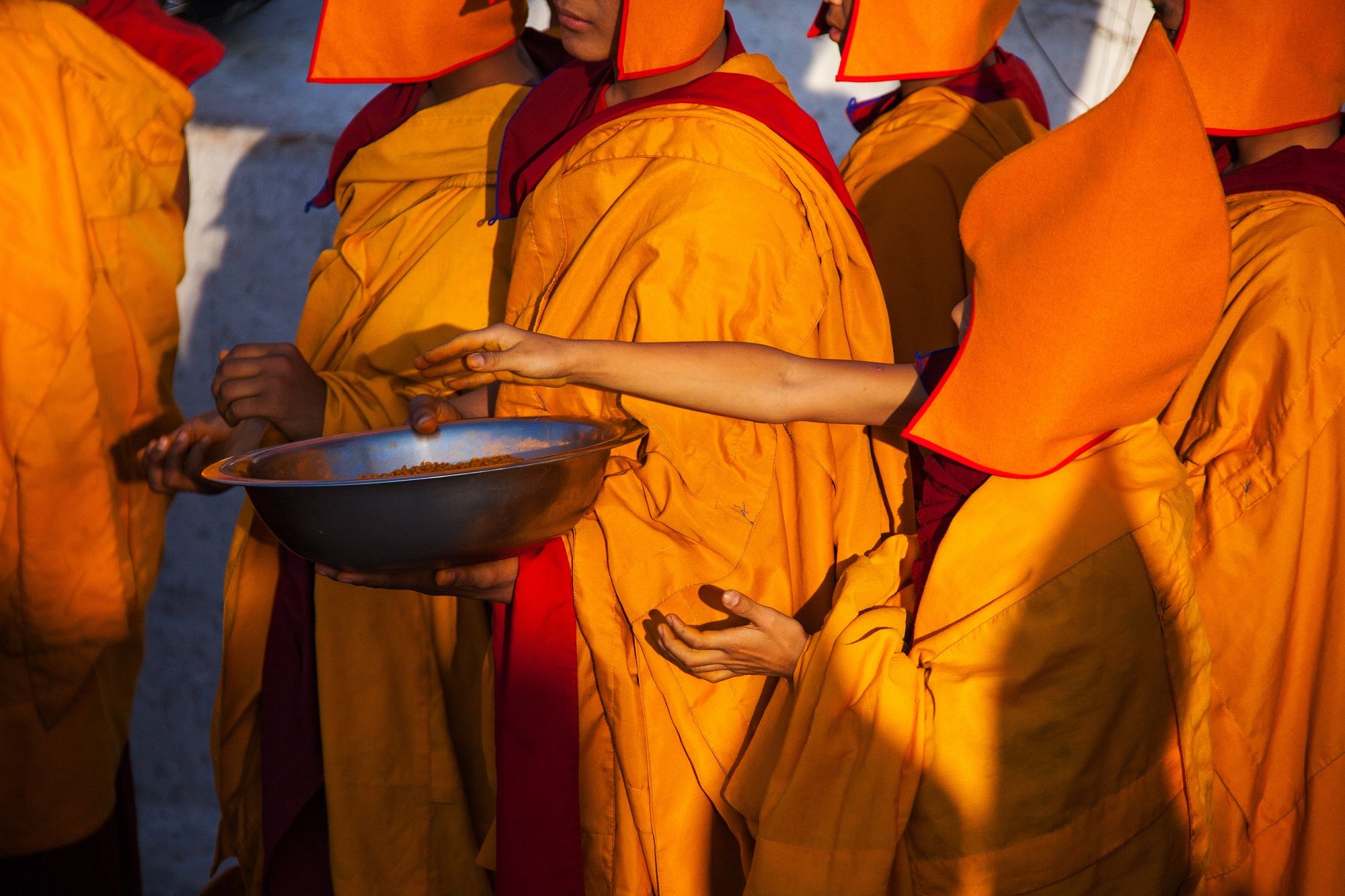 Cérémonie bouddhiste, Himalaya
