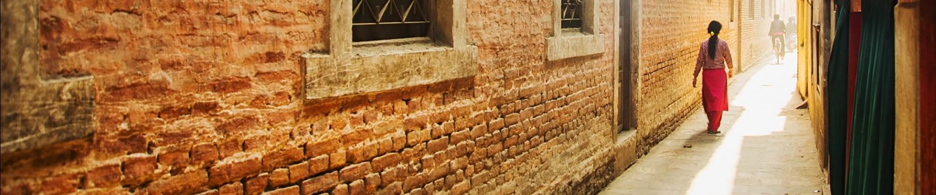 Ruelle dans la vieille ville de Katmandou, Népal