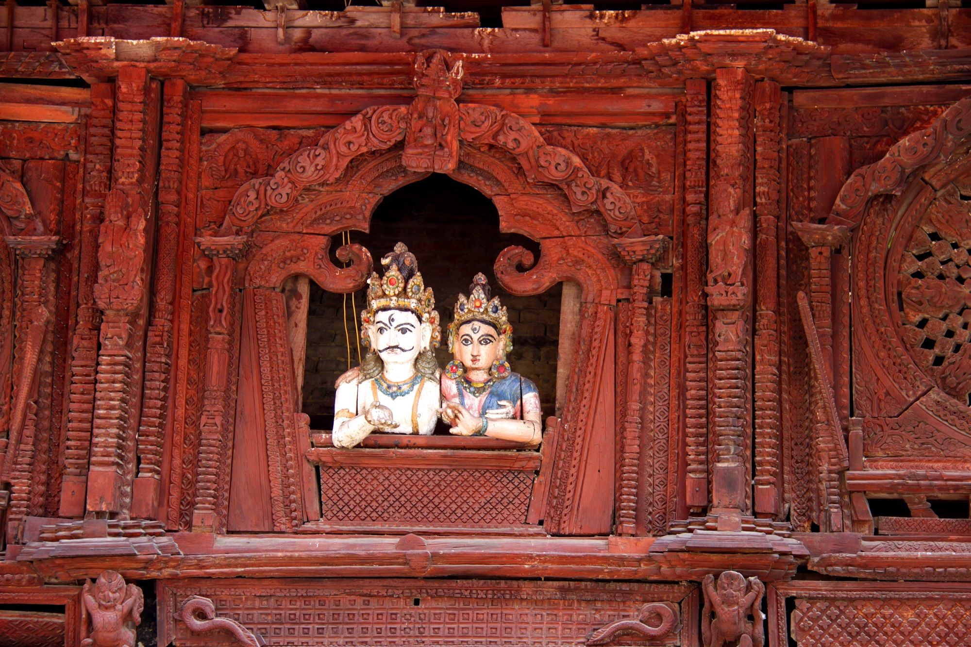 Shiva et Parvati, Katmandou,Népal