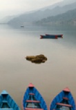 Barques au lac Phewa, Pokhara