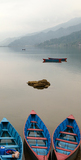 Barques au lac Phewa, Pokhara