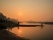 Lever de soleil sur la rivière Rapti, Chitwan