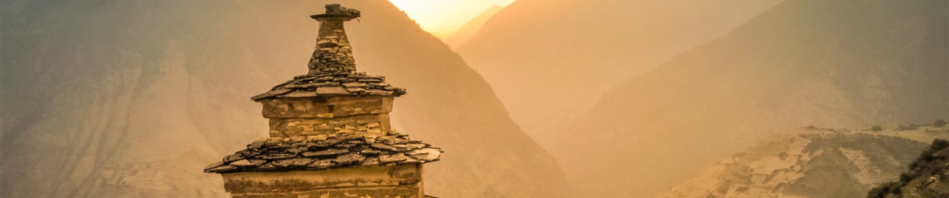 Lever de soleil au Dolpo, Népal