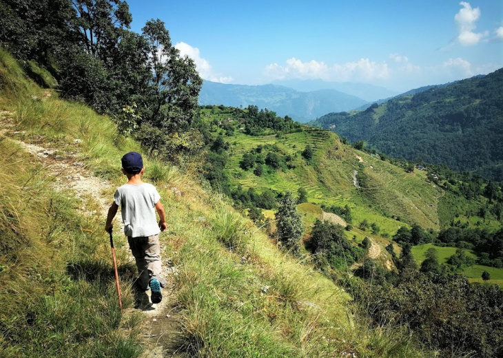 Jeu de piste, Salyan, Népal