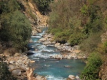 La rivière Langtang Khola