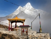 Bouddha au Monastère de Pangboche, vallée de Khumbu