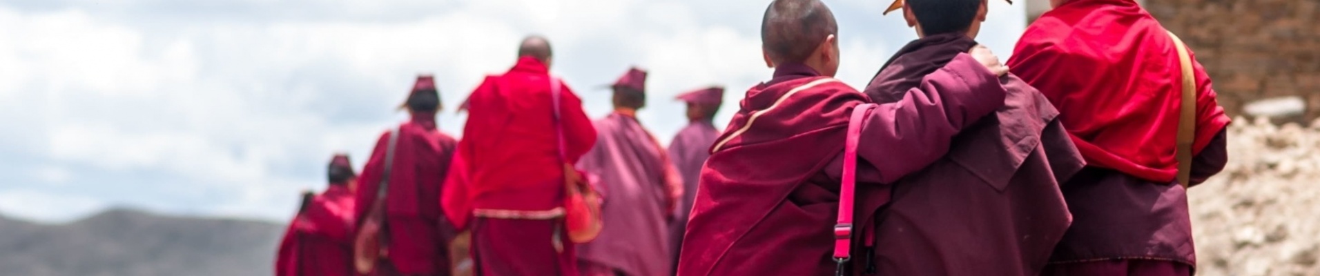 Moines novices, Tibet