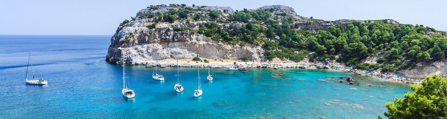 La baie d'Anthony Quinn à Rhodes